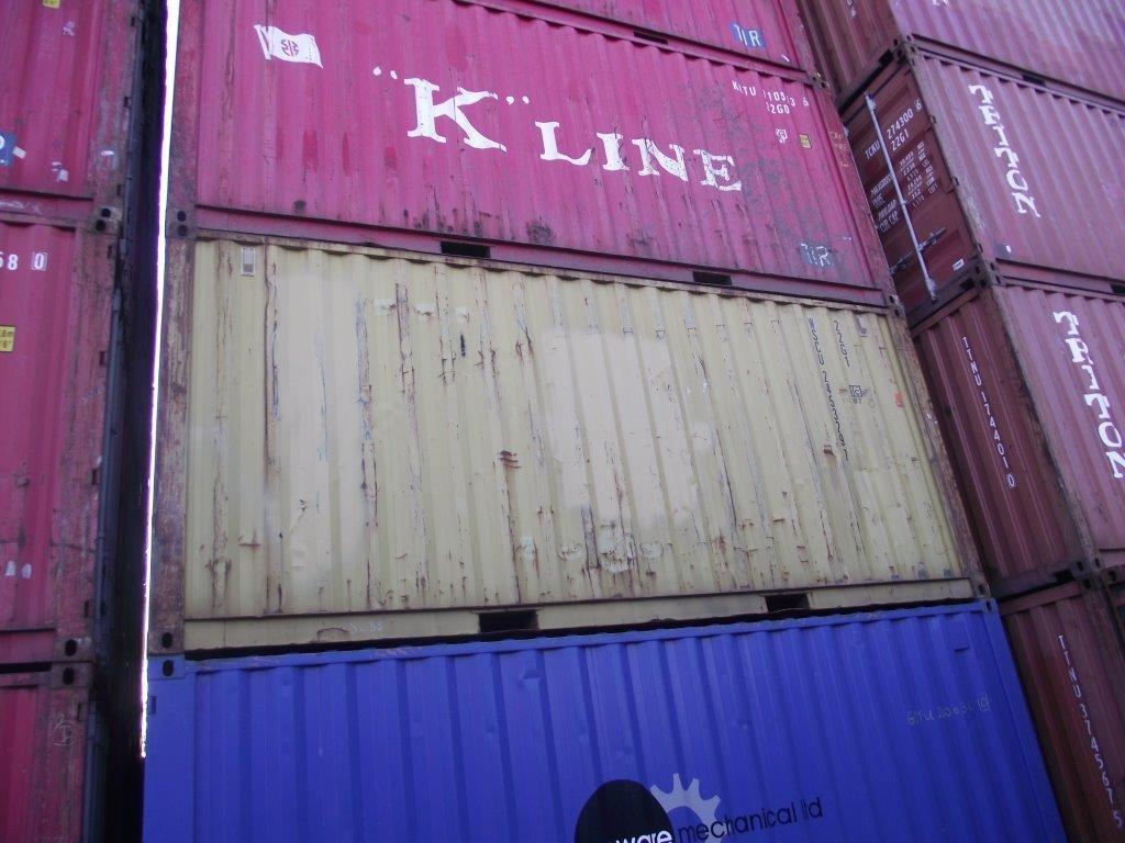 stacked containers