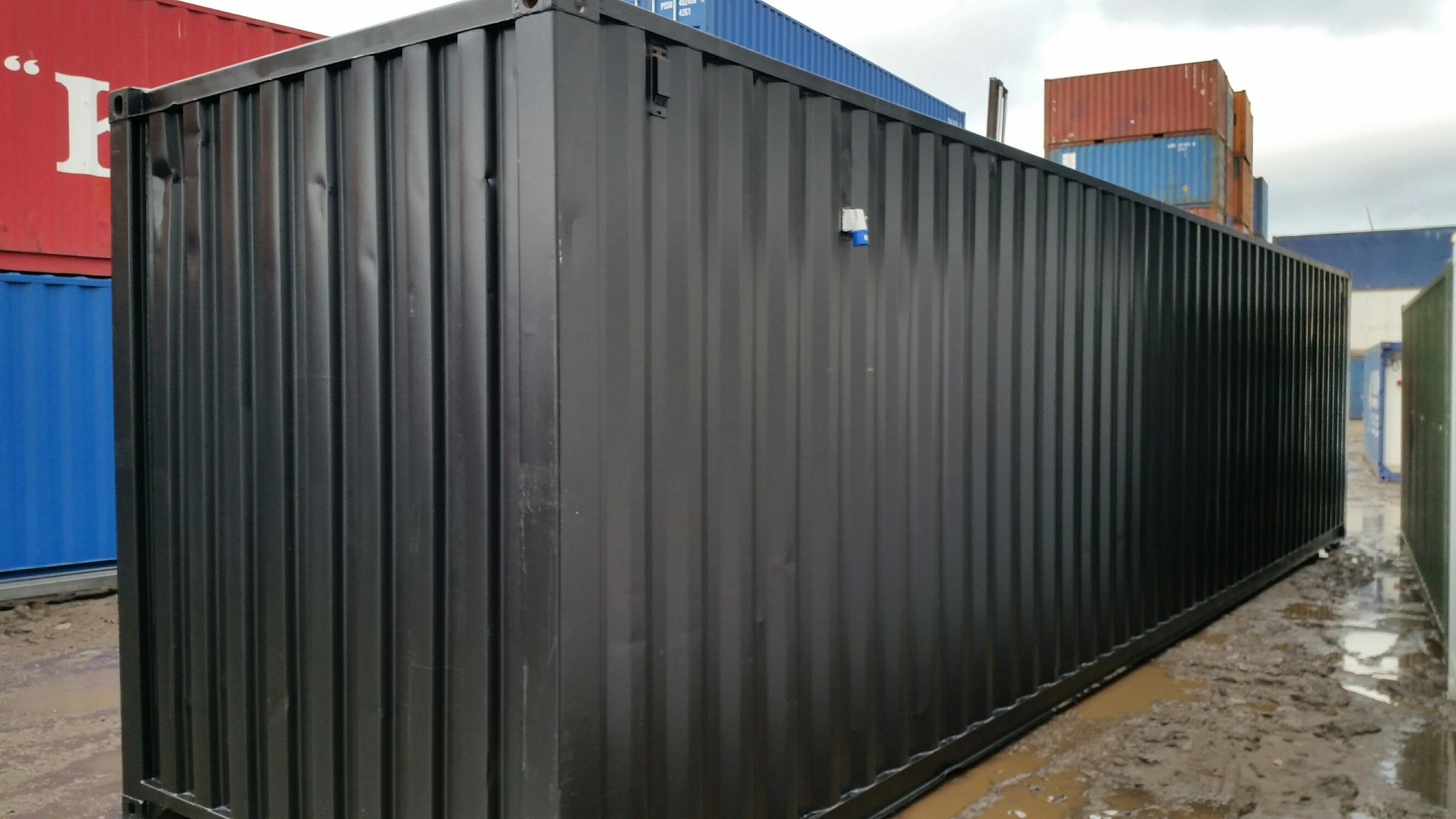 painted 40ft container