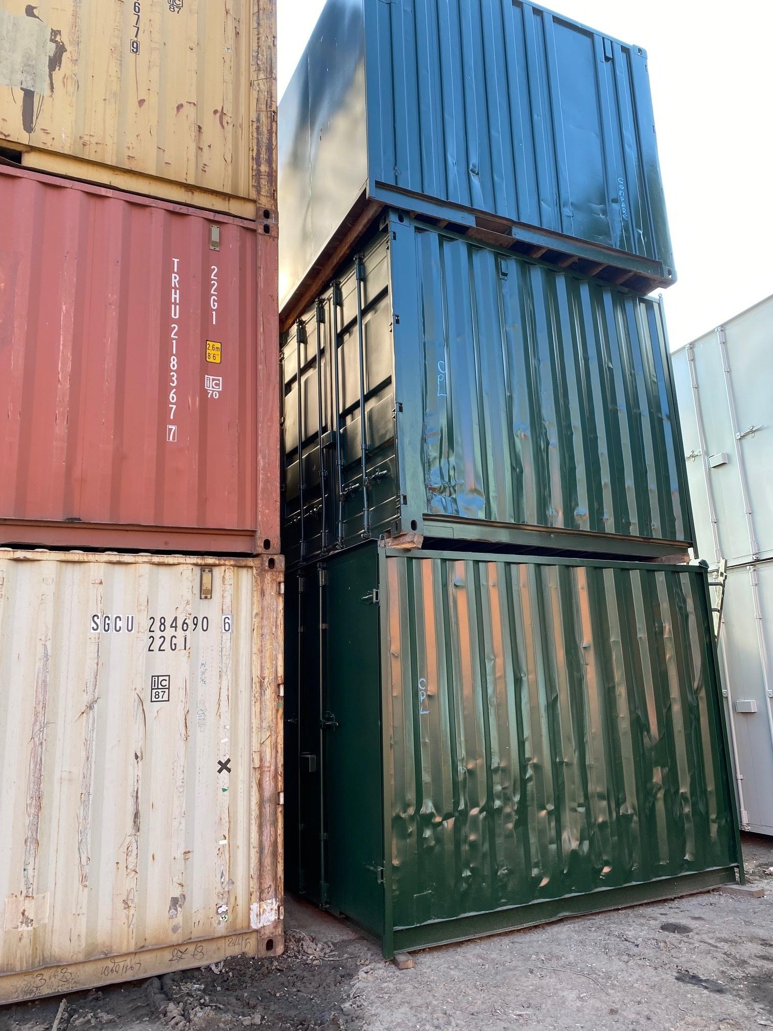 painted container